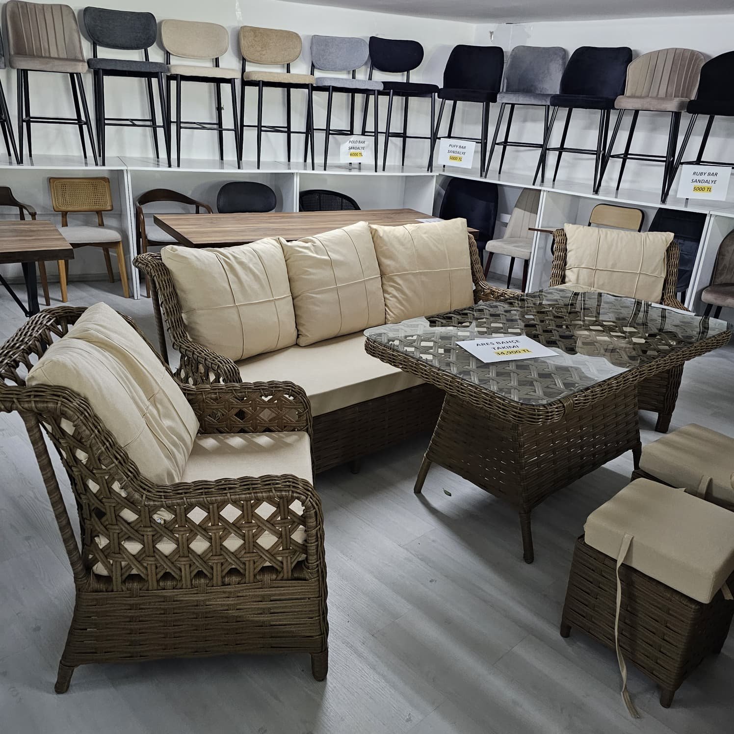 Rattan bahçe seti